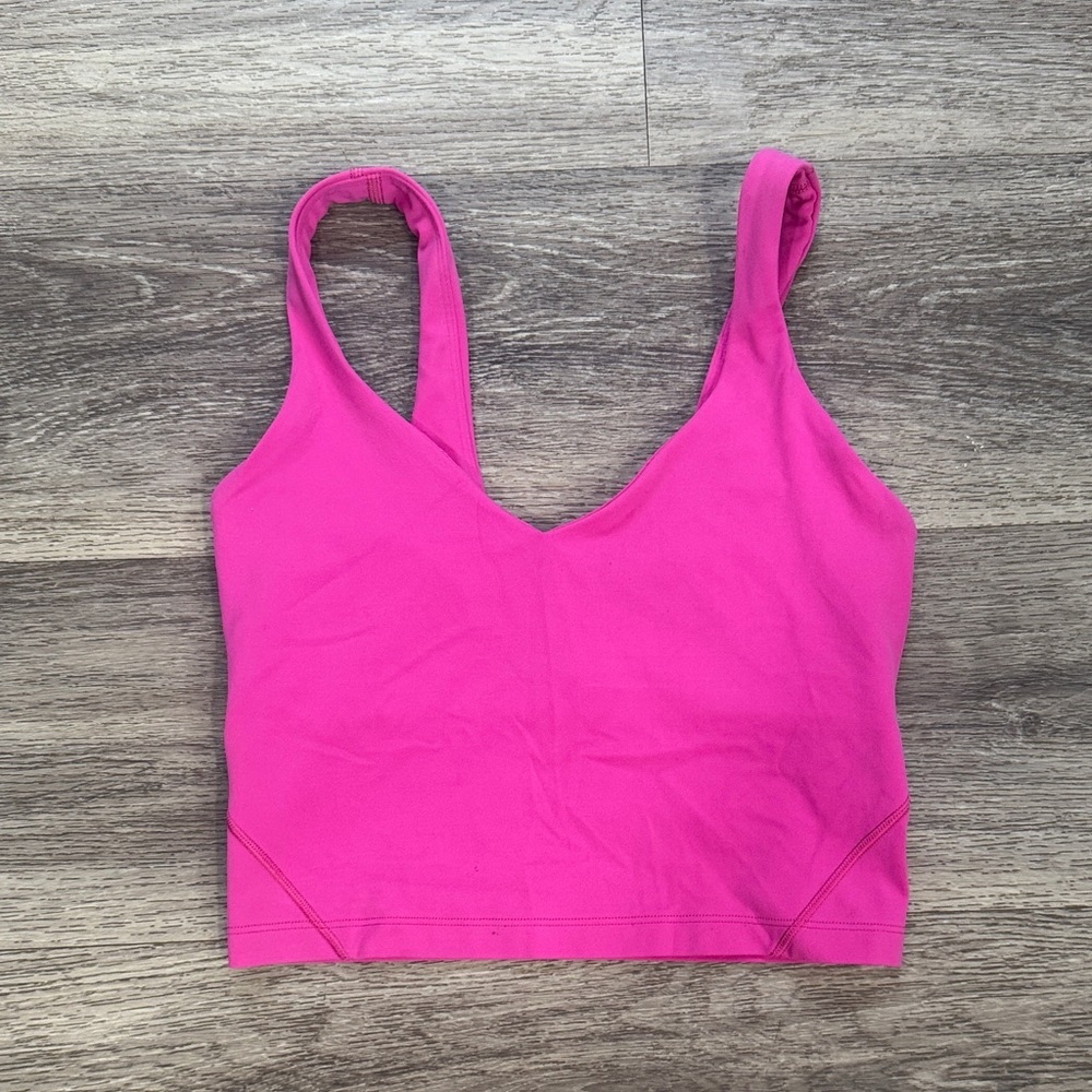 lululemon Hot Pink Align Tank Top Size 4